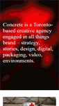 Mobile Screenshot of concrete.ca